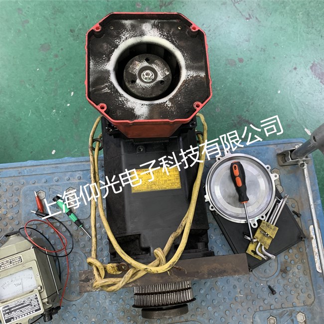 發那科伺服主軸電機維修A06B-1446-B103伺服電機電流過高故障維修
