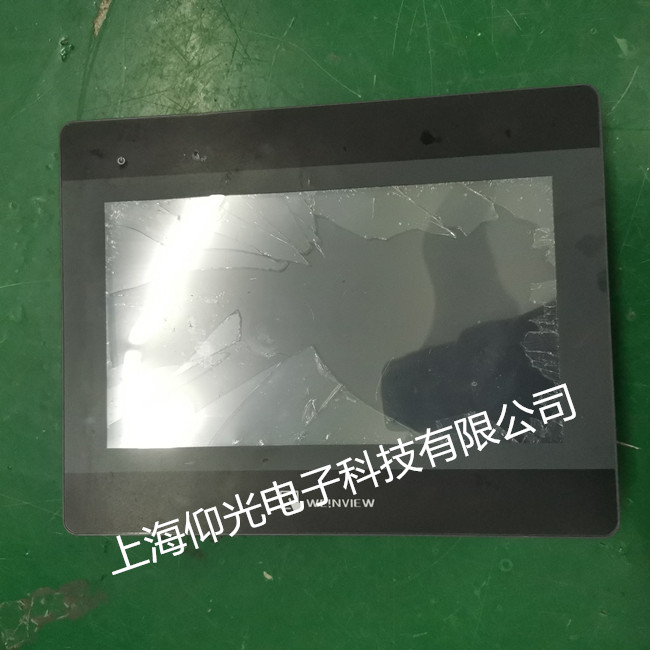 威綸觸摸屏維修常見故障 MT8070iH觸摸失靈 無顯示修理 當天好