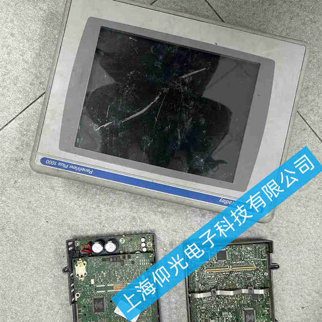 上海AB觸摸屏藍屏顯示模塊故障(觸摸有反應(yīng))故障維修