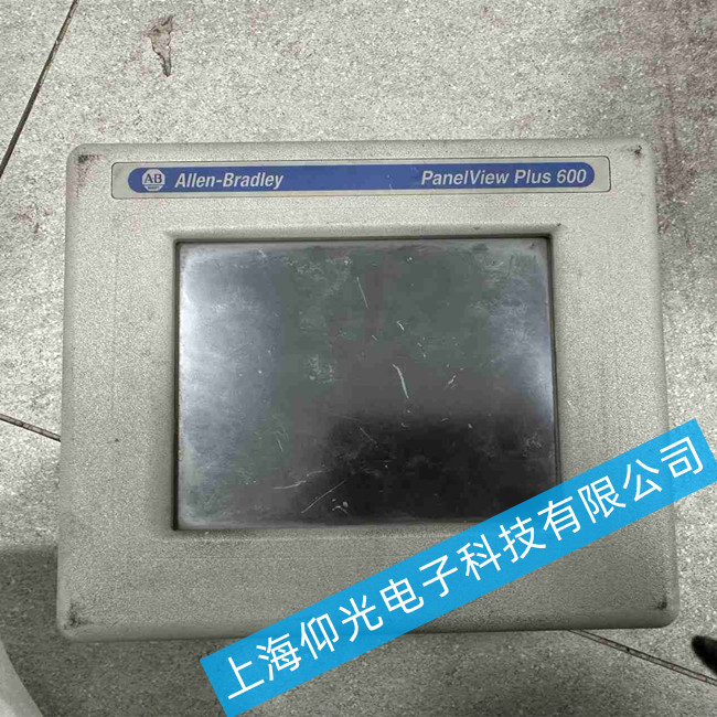 江蘇電子廠AB觸摸屏只顯示一條橫杠一會(huì)后黑屏維修